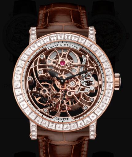 Review Franck Muller Round Men Skeleton Replica Watch for Sale Cheap Price 7042 B S6 SQT BAG 5N